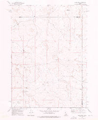 Mosby Well Idaho Historical topographic map, 1:24000 scale, 7.5 X 7.5 Minute, Year 1972