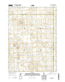 Mosby Well Idaho Current topographic map, 1:24000 scale, 7.5 X 7.5 Minute, Year 2013