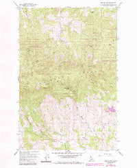 Moscow Mtn Idaho Historical topographic map, 1:24000 scale, 7.5 X 7.5 Minute, Year 1960