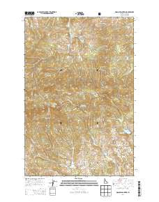Moscow Mountain Idaho Current topographic map, 1:24000 scale, 7.5 X 7.5 Minute, Year 2014