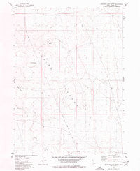 Mosquito Lake Butte Idaho Historical topographic map, 1:24000 scale, 7.5 X 7.5 Minute, Year 1979