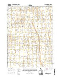 Mosquito Lake Butte Idaho Current topographic map, 1:24000 scale, 7.5 X 7.5 Minute, Year 2013