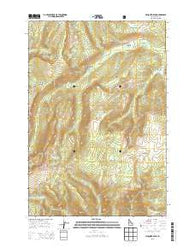 Mosquito Peak Idaho Current topographic map, 1:24000 scale, 7.5 X 7.5 Minute, Year 2013