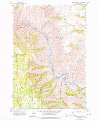 Moughmer Point Idaho Historical topographic map, 1:24000 scale, 7.5 X 7.5 Minute, Year 1963
