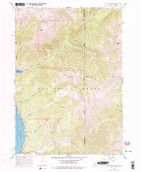 Mount Baird Idaho Historical topographic map, 1:24000 scale, 7.5 X 7.5 Minute, Year 1966