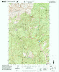 Mount Casey Idaho Historical topographic map, 1:24000 scale, 7.5 X 7.5 Minute, Year 1996