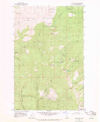 Mount Casey Idaho Historical topographic map, 1:24000 scale, 7.5 X 7.5 Minute, Year 1968
