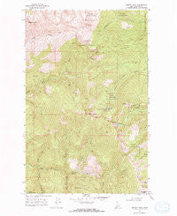 Mount Casey Idaho Historical topographic map, 1:24000 scale, 7.5 X 7.5 Minute, Year 1968