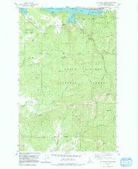 Mount Coeur D'Alene Idaho Historical topographic map, 1:24000 scale, 7.5 X 7.5 Minute, Year 1981