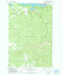 Mount Coeur D'Alene Idaho Historical topographic map, 1:24000 scale, 7.5 X 7.5 Minute, Year 1981