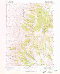 Mount Harrison Idaho Historical topographic map, 1:24000 scale, 7.5 X 7.5 Minute, Year 1968