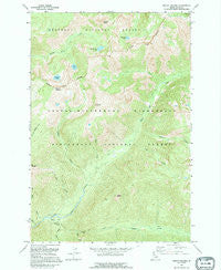 Mount Paloma Idaho Historical topographic map, 1:24000 scale, 7.5 X 7.5 Minute, Year 1991