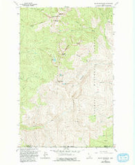 Mount Roothaan Idaho Historical topographic map, 1:24000 scale, 7.5 X 7.5 Minute, Year 1967