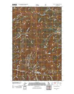 Mount Casey Idaho Historical topographic map, 1:24000 scale, 7.5 X 7.5 Minute, Year 2011