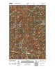 Mount Casey Idaho Historical topographic map, 1:24000 scale, 7.5 X 7.5 Minute, Year 2011