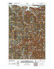 Mount Coeur D'Alene Idaho Historical topographic map, 1:24000 scale, 7.5 X 7.5 Minute, Year 2011