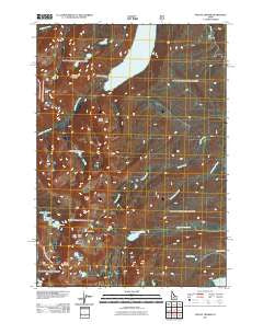 Mount Cramer Idaho Historical topographic map, 1:24000 scale, 7.5 X 7.5 Minute, Year 2011