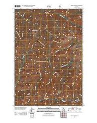 Mount George Idaho Historical topographic map, 1:24000 scale, 7.5 X 7.5 Minute, Year 2011