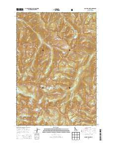 Mount McGuire Idaho Current topographic map, 1:24000 scale, 7.5 X 7.5 Minute, Year 2013