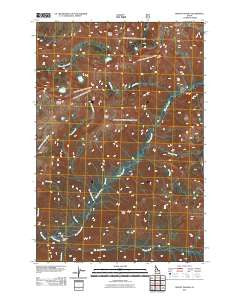 Mount Paloma Idaho Historical topographic map, 1:24000 scale, 7.5 X 7.5 Minute, Year 2011