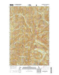 Mount Pend Oreille Idaho Current topographic map, 1:24000 scale, 7.5 X 7.5 Minute, Year 2013