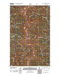 Mount Roothaan Idaho Historical topographic map, 1:24000 scale, 7.5 X 7.5 Minute, Year 2011