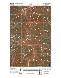 Mount Roothaan Idaho Historical topographic map, 1:24000 scale, 7.5 X 7.5 Minute, Year 2011