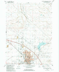Mountain Home North Idaho Historical topographic map, 1:24000 scale, 7.5 X 7.5 Minute, Year 1992