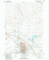 Mountain Home North Idaho Historical topographic map, 1:24000 scale, 7.5 X 7.5 Minute, Year 1992