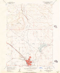 Mountain Home North Idaho Historical topographic map, 1:24000 scale, 7.5 X 7.5 Minute, Year 1956