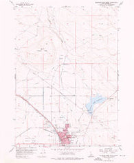 Mountain Home North Idaho Historical topographic map, 1:24000 scale, 7.5 X 7.5 Minute, Year 1956