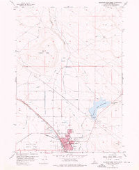 Mountain Home North Idaho Historical topographic map, 1:24000 scale, 7.5 X 7.5 Minute, Year 1956