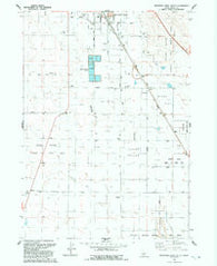 Mountain Home South Idaho Historical topographic map, 1:24000 scale, 7.5 X 7.5 Minute, Year 1992