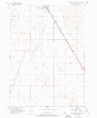 Mountain Home South Idaho Historical topographic map, 1:24000 scale, 7.5 X 7.5 Minute, Year 1956
