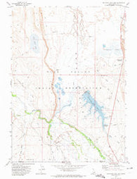 Mountain View Lake Idaho Historical topographic map, 1:24000 scale, 7.5 X 7.5 Minute, Year 1971