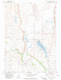 Mountain View Lake Idaho Historical topographic map, 1:24000 scale, 7.5 X 7.5 Minute, Year 1971