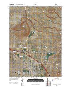 Mountain Home North Idaho Historical topographic map, 1:24000 scale, 7.5 X 7.5 Minute, Year 2010