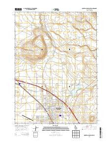 Mountain Home North Idaho Current topographic map, 1:24000 scale, 7.5 X 7.5 Minute, Year 2013