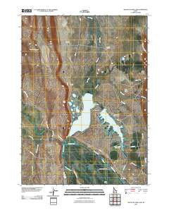 Mountain View Lake Idaho Historical topographic map, 1:24000 scale, 7.5 X 7.5 Minute, Year 2010