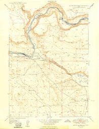 Mouth of Bruneau Idaho Historical topographic map, 1:24000 scale, 7.5 X 7.5 Minute, Year 1949