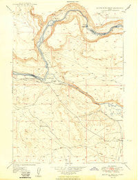 Mouth of Bruneau Idaho Historical topographic map, 1:24000 scale, 7.5 X 7.5 Minute, Year 1949