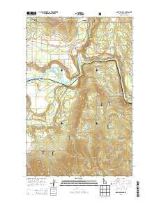 Moyie Springs Idaho Current topographic map, 1:24000 scale, 7.5 X 7.5 Minute, Year 2013