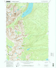 Mt Cramer Idaho Historical topographic map, 1:24000 scale, 7.5 X 7.5 Minute, Year 1963