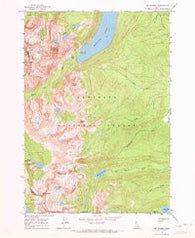 Mt Cramer Idaho Historical topographic map, 1:24000 scale, 7.5 X 7.5 Minute, Year 1963