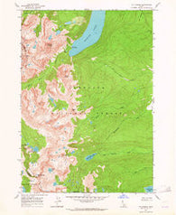 Mt Cramer Idaho Historical topographic map, 1:24000 scale, 7.5 X 7.5 Minute, Year 1963