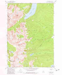Mt Cramer Idaho Historical topographic map, 1:24000 scale, 7.5 X 7.5 Minute, Year 1963