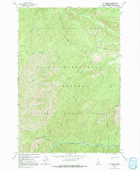 Mt George Idaho Historical topographic map, 1:24000 scale, 7.5 X 7.5 Minute, Year 1966