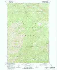 Mt George Idaho Historical topographic map, 1:24000 scale, 7.5 X 7.5 Minute, Year 1991