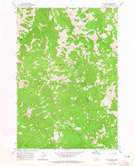Mt Jordan Idaho Historical topographic map, 1:24000 scale, 7.5 X 7.5 Minute, Year 1964