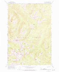 Mt Mc Guire Idaho Historical topographic map, 1:24000 scale, 7.5 X 7.5 Minute, Year 1962